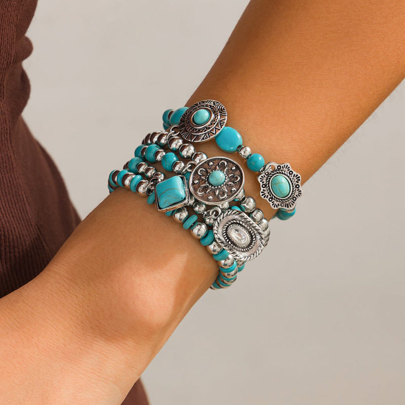 Vintage etnische kralenarmband