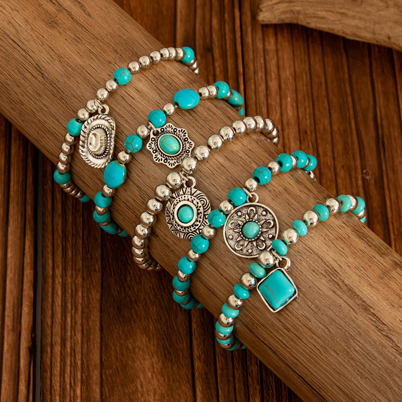 Vintage etnische kralenarmband