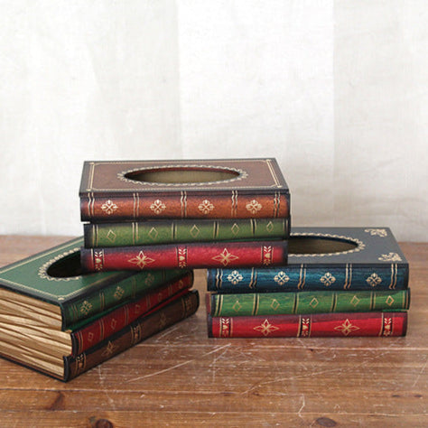 Tissuehouder met Boekdesign