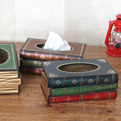 Tissuehouder met Boekdesign