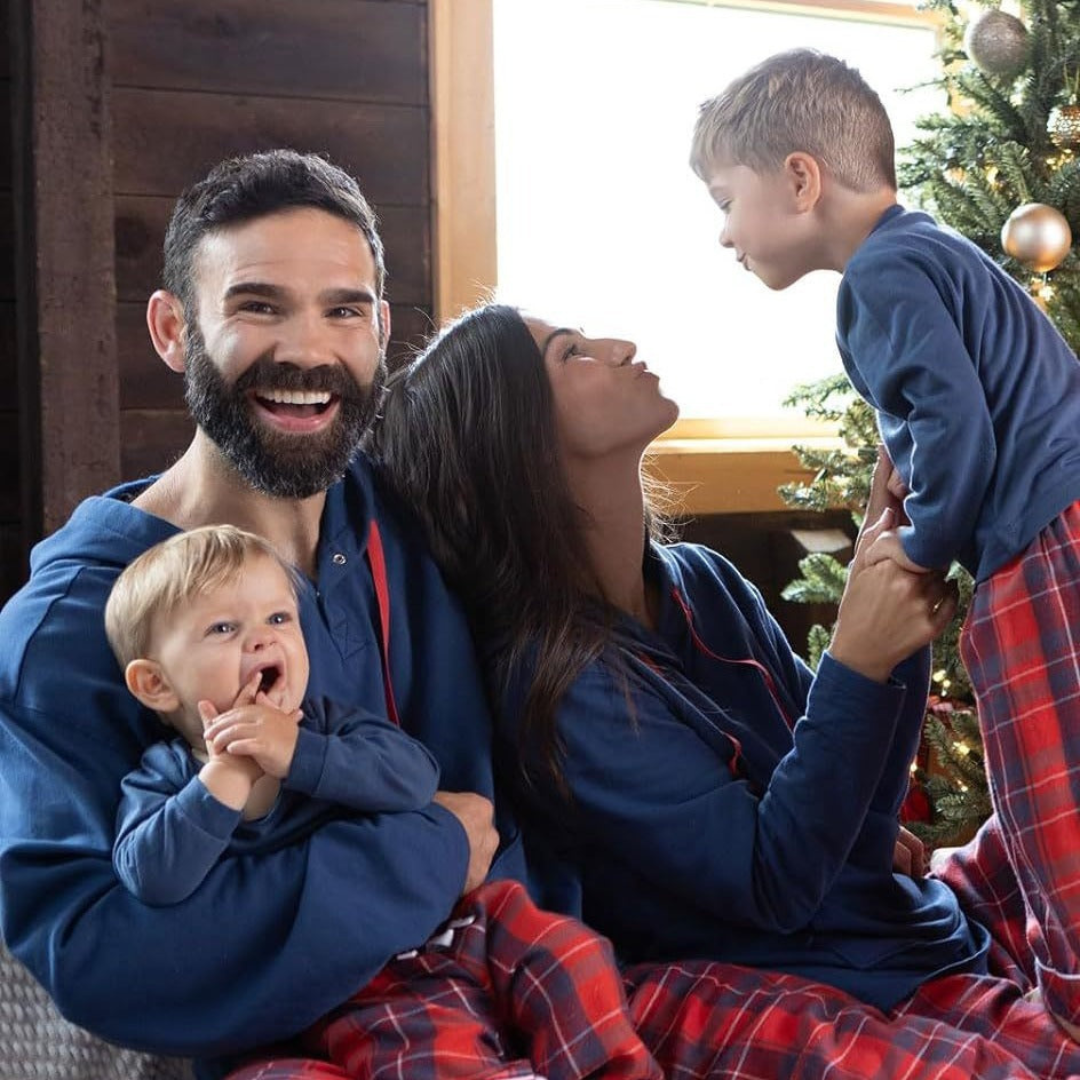 HARMONY™ – Kariertes Familien-Partnerlook-Set