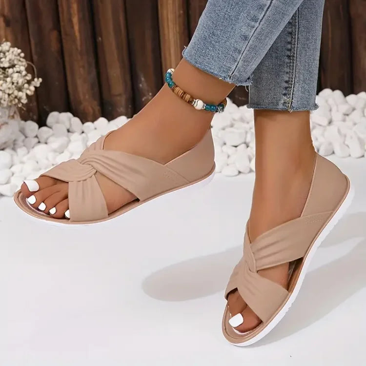 Luzia | Comfortabele orthopedische sandalen met strikdesign