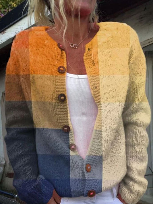 Orla | Cardigan mit geometrischem Muster
