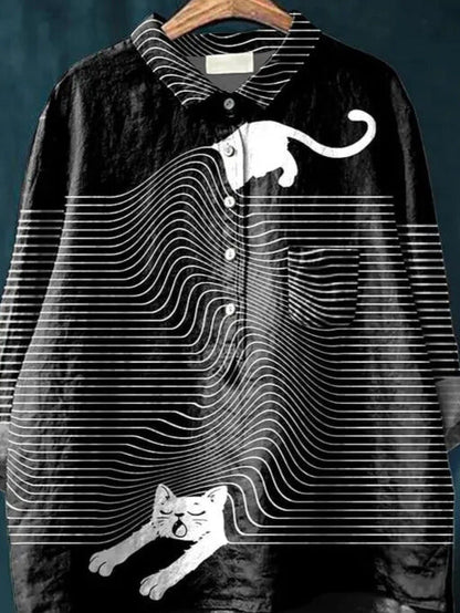 Coco | Katzenkunst-Shirt