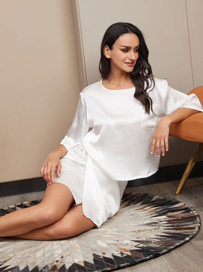 Damespyjama Set T-shirt en Rok van Puur Zijde