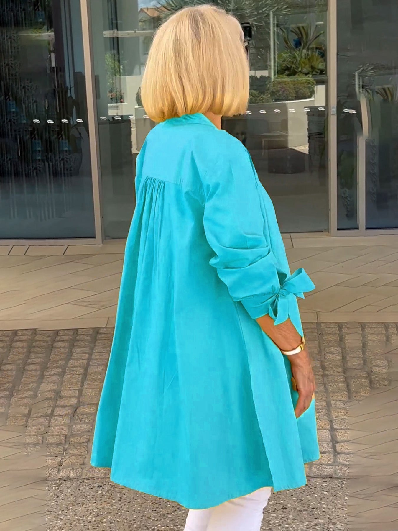 Lucia™ - Tuniek-shirt met knoopsluiting