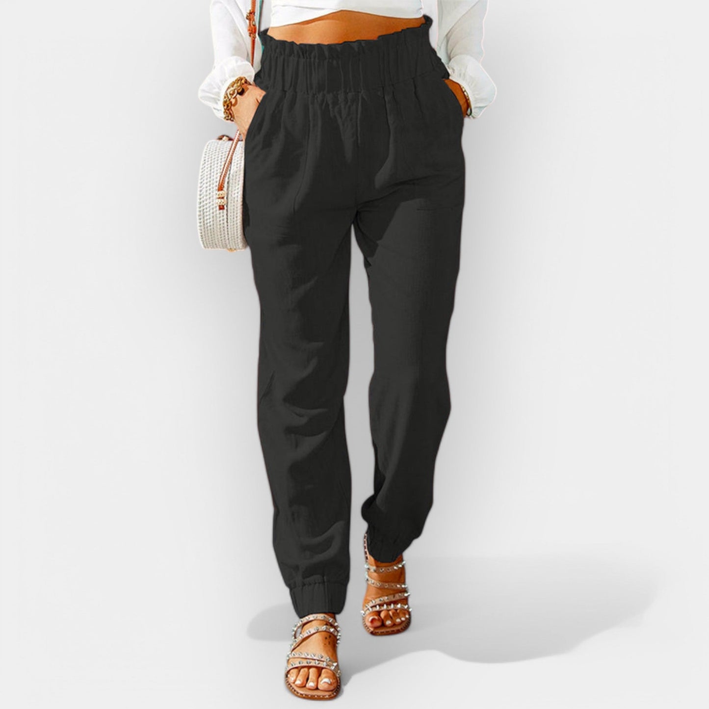 Hose mit Hoher Taille