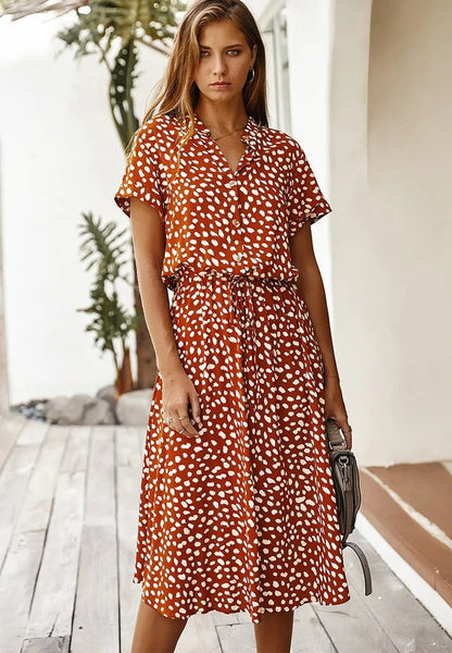 Edith | Elegantes Kleid mit V-Ausschnitt