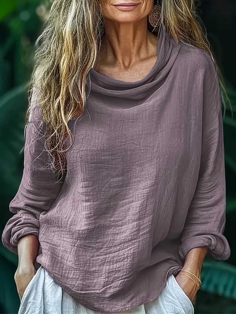 Hellen – Elegante Bluse mit langen Ärmeln