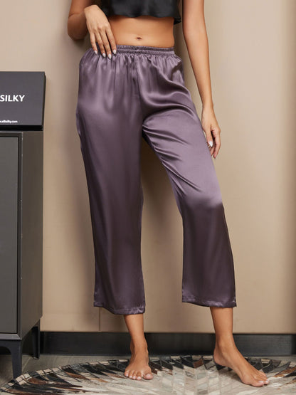 Pantalons De Nuit Pour Femmes Pure Soie Classique