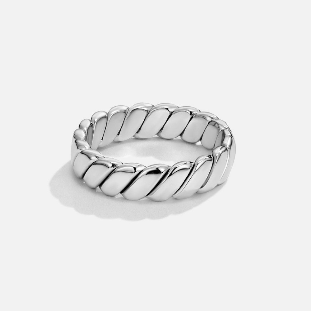 Calira Verdrehter Oneindigheid Zilveren Ring