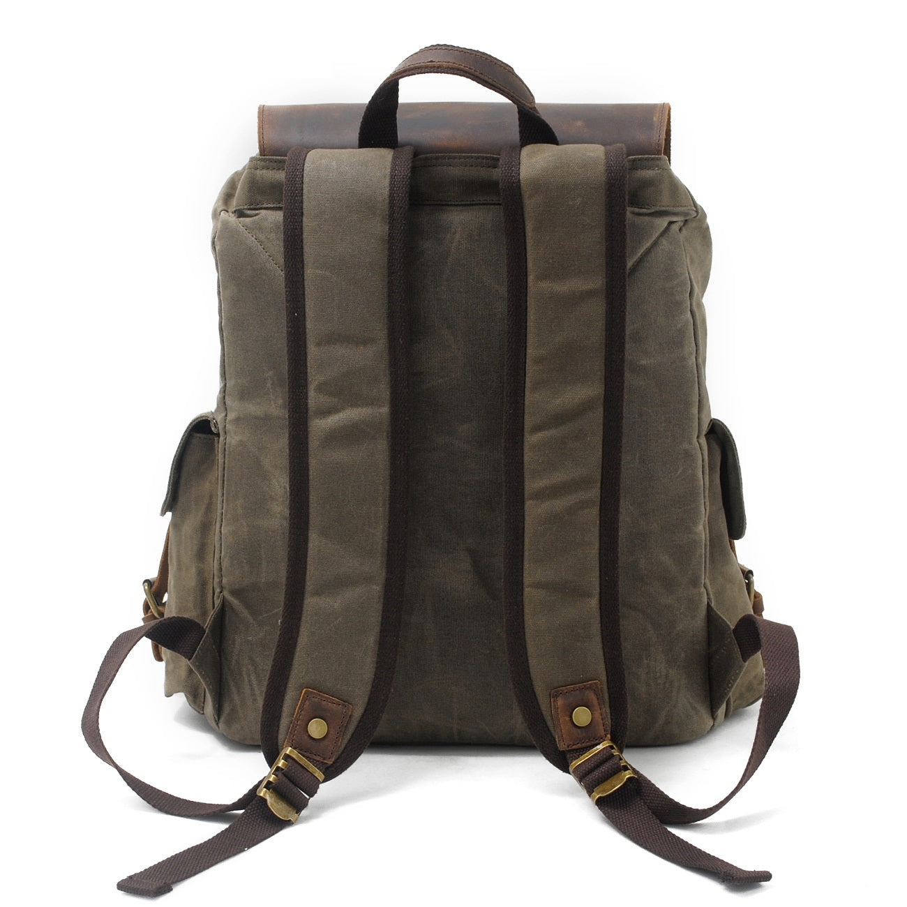 Jacob – Vintage Waxed Canvas Rugzak