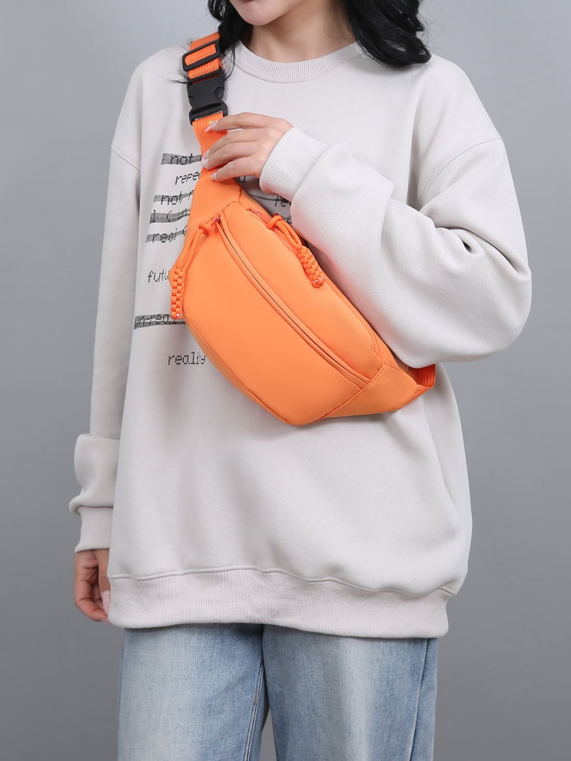 Sac bandoulière en tissu Oxford avec bandoulière réglable