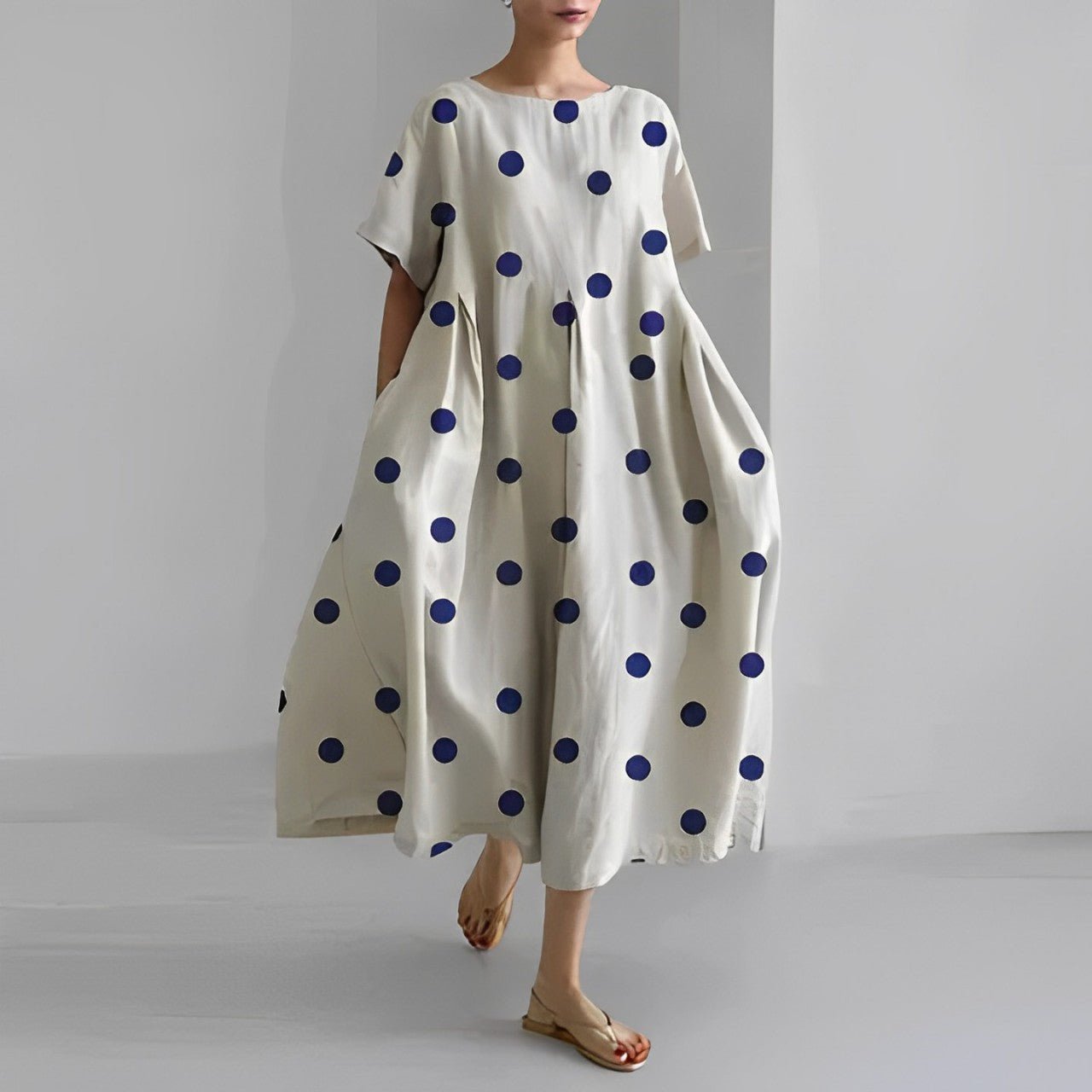 Claire™ – Boheemse jurk met bloemenprint