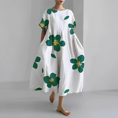 Claire™ – Boheemse jurk met bloemenprint