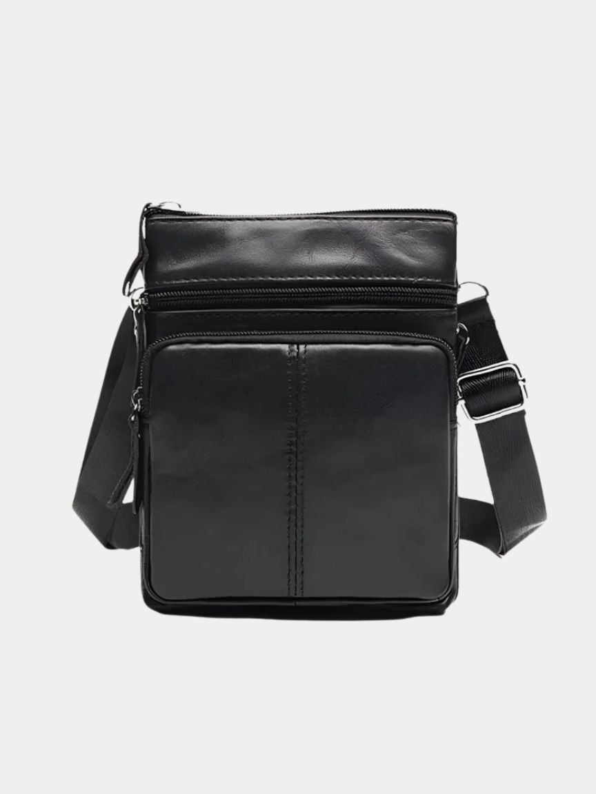 Crossbody Leren Schoudertas - Kruis & Kroon