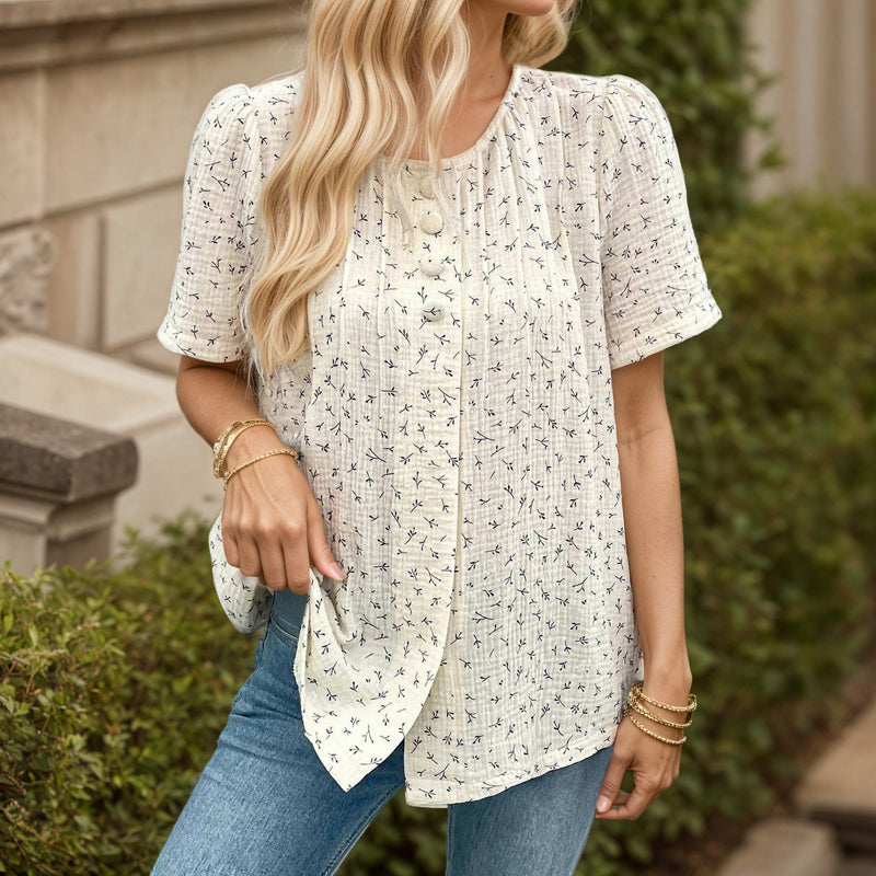 Blouse Décontractée Élégante