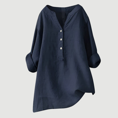 Freja™ – Luchtig en comfortabel overhemd met knopen