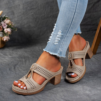 Nicoleta – Orthopedische Sandaal Met Zirkonia