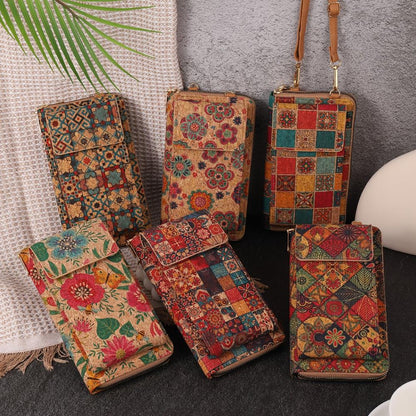 Nina | Boho-Blumen Accessoire Umhängetasche