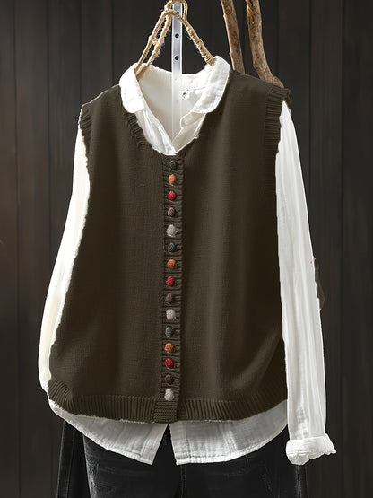 Ditte | Stijlvol casual gebreid vest