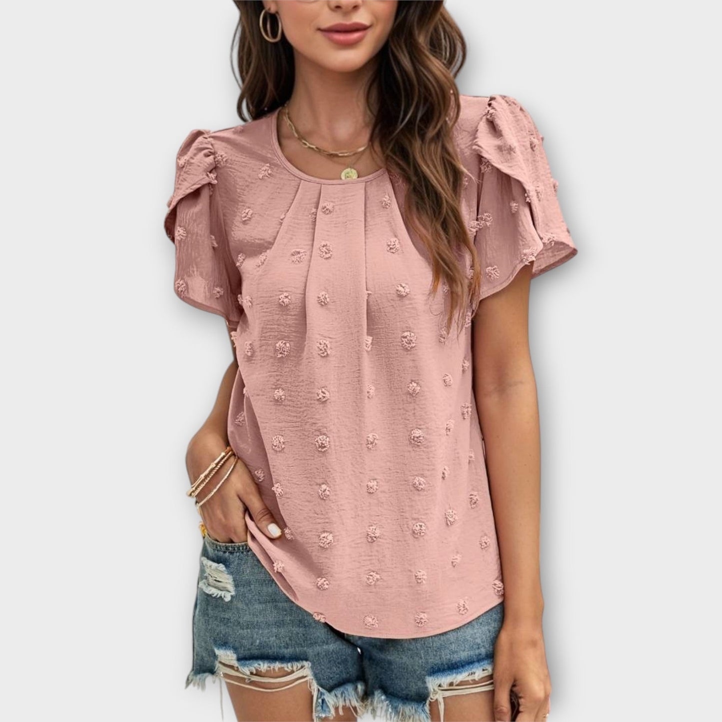 Die Perfekte Polka-Dot-Bluse