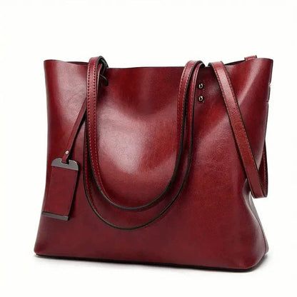 Elegante en veelzijdige leren handtas