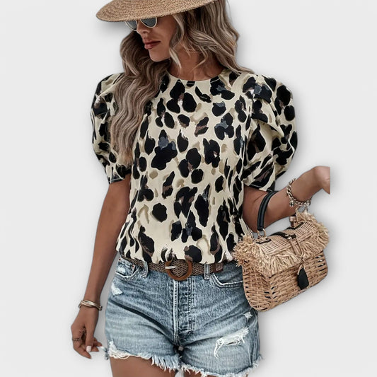 EVA – LEOPARDIA BLUSE