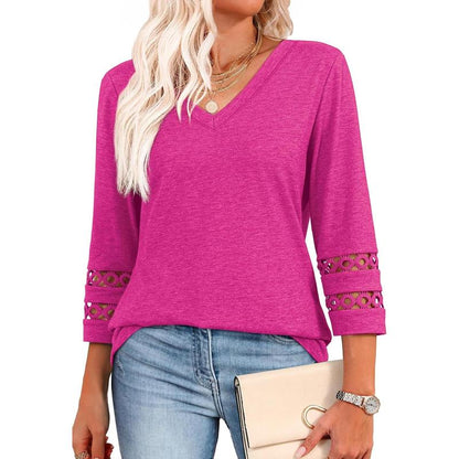 Senna™ –  Chic Casual V-Neck Summer Top