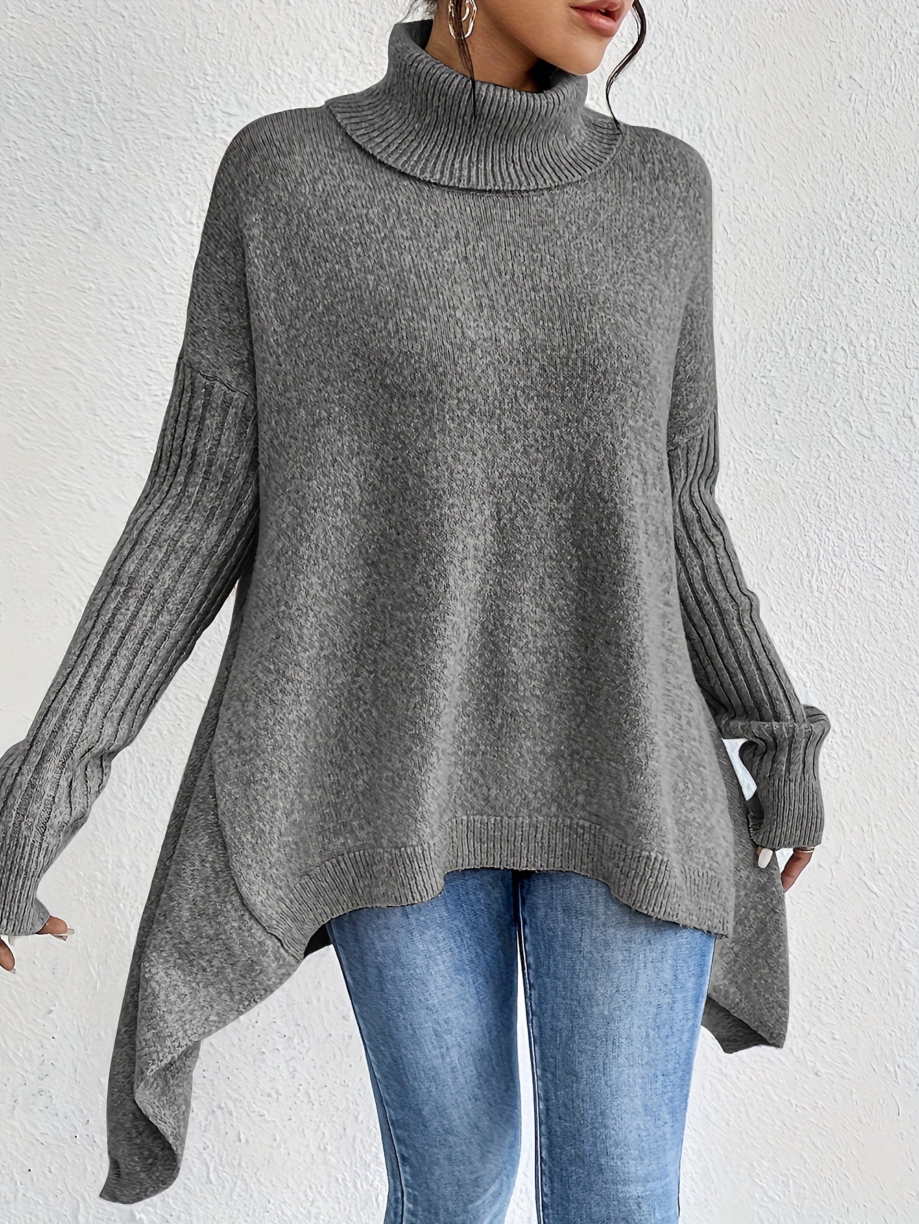 NIKKI™|ÜBERGRÖSSE TURTLENECK