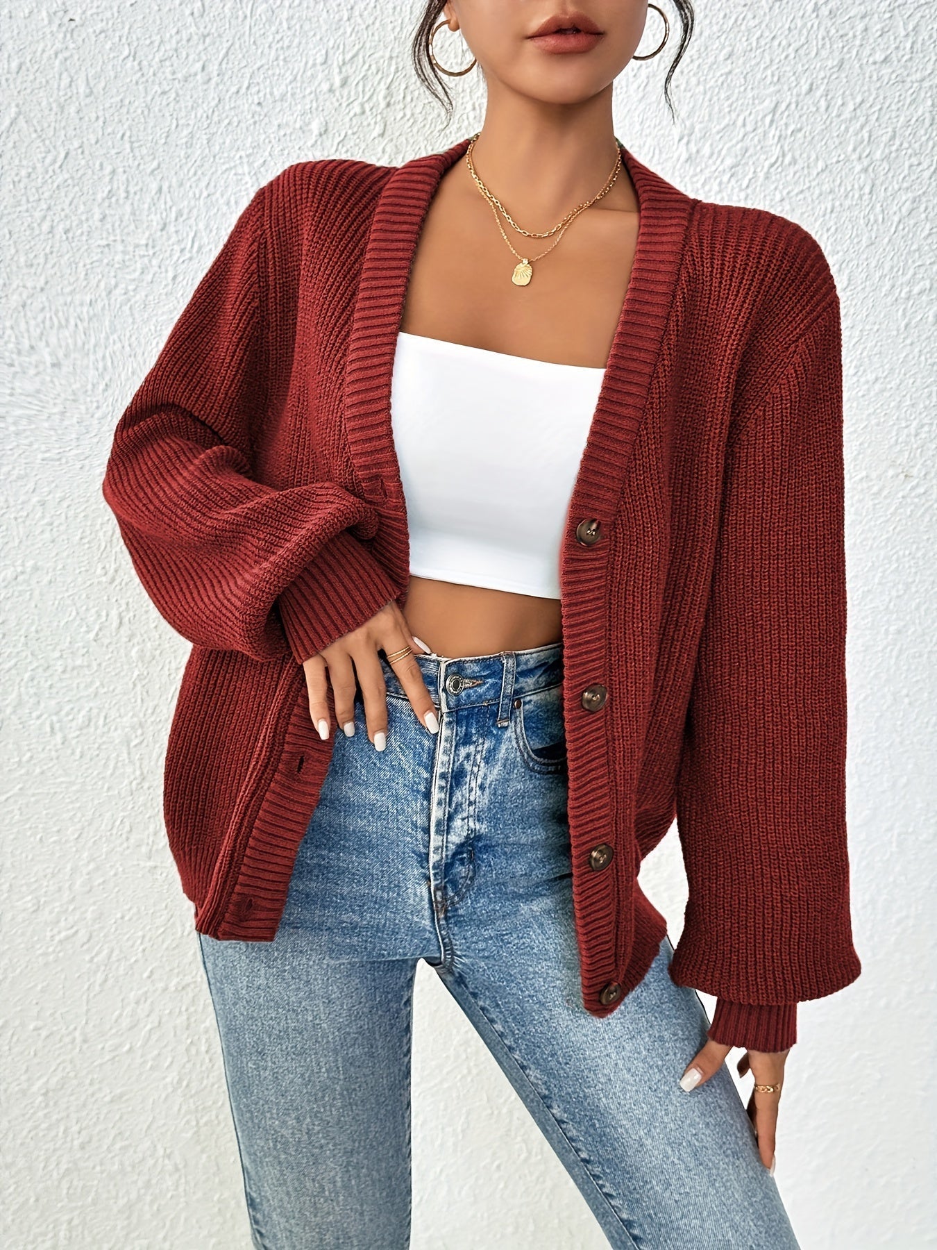 Astrid | Relaxed gebreid vest