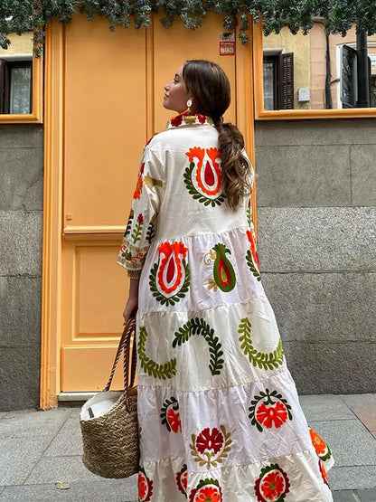 Käthe | Loose patchwork dress