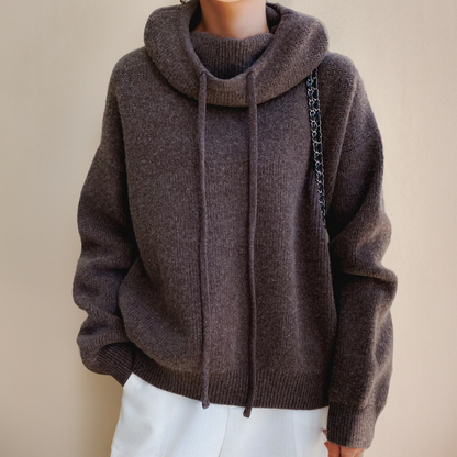 Courtney | Eleganter Hochkragenpullover