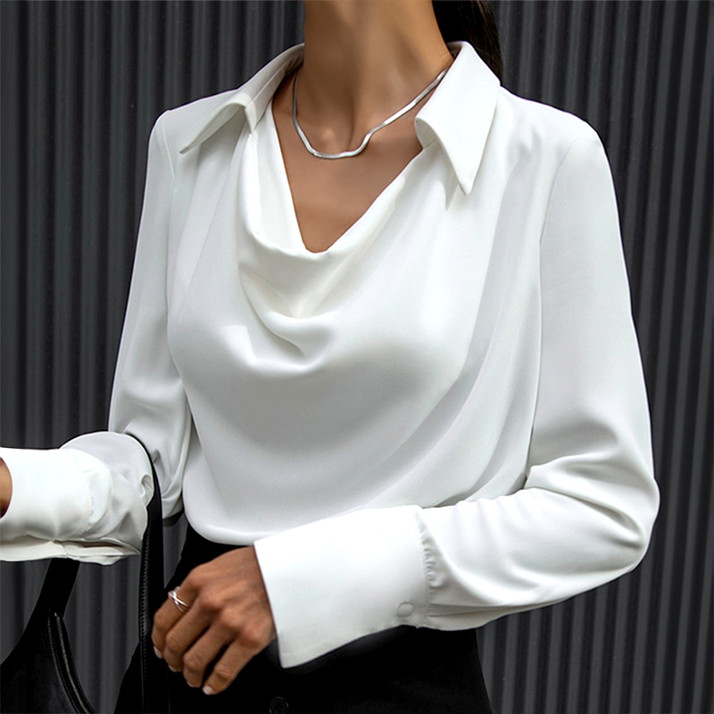 Cassie | Elegante zijden blouse voor dames