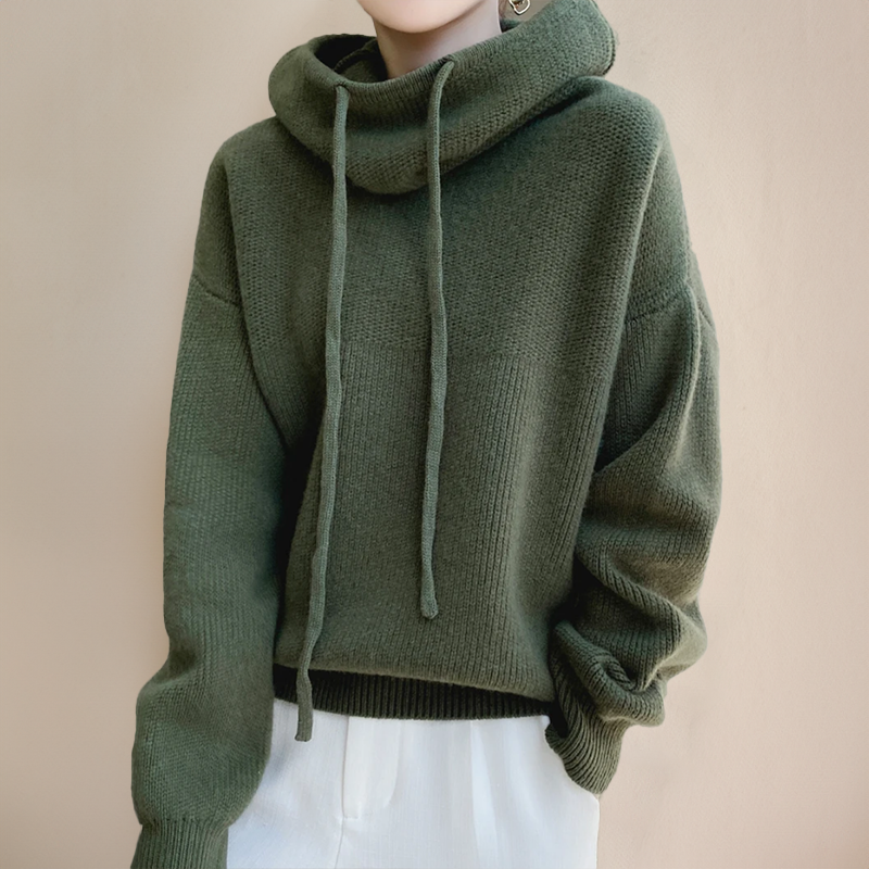 Courtney | Eleganter Hochkragenpullover