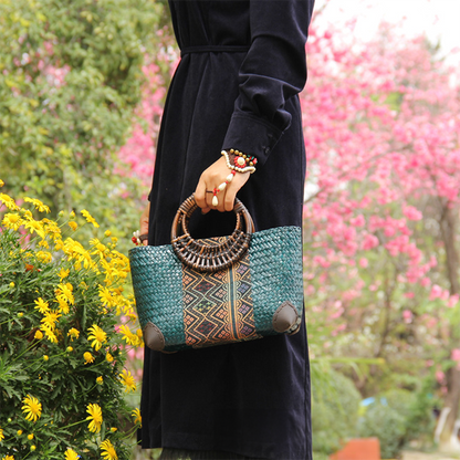 Sac à main Bohemian Woven Delight