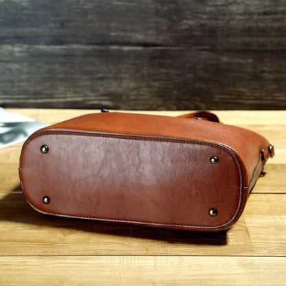 Recta - Sac à bandoulière en cuir vintage