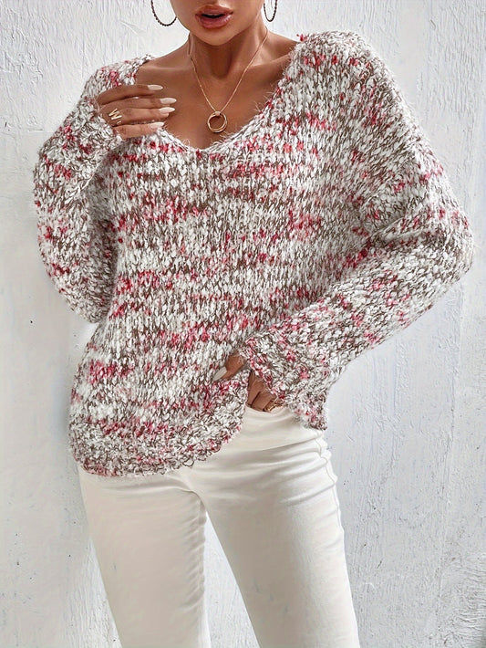Chryselda – Casual gebreide trui met lange mouwen