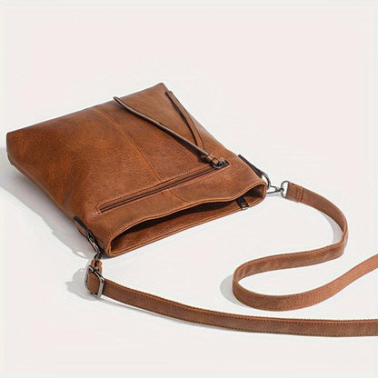 Lina | Vintage-Schultertasche Im Schachmuster