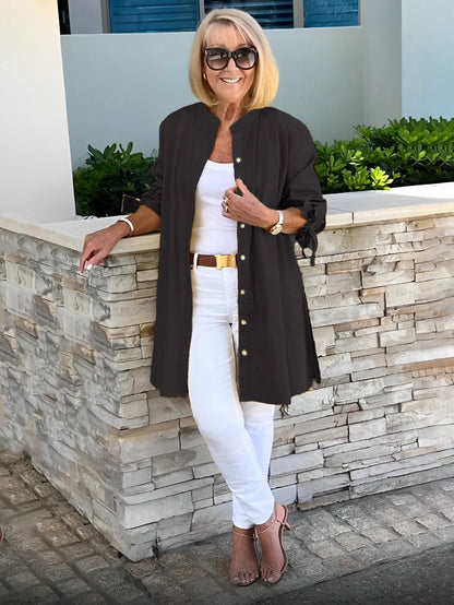 Lucia™ - Tuniek-shirt met knoopsluiting
