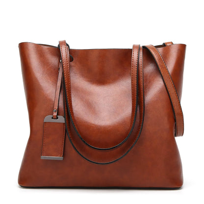 Retro cross-body tas van glad bordeauxrood leer voor dames - Elea