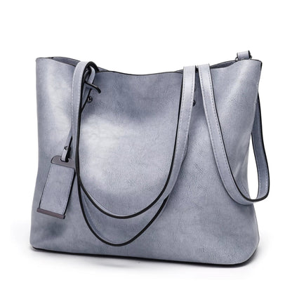 Retro cross-body tas van glad bordeauxrood leer voor dames - Elea