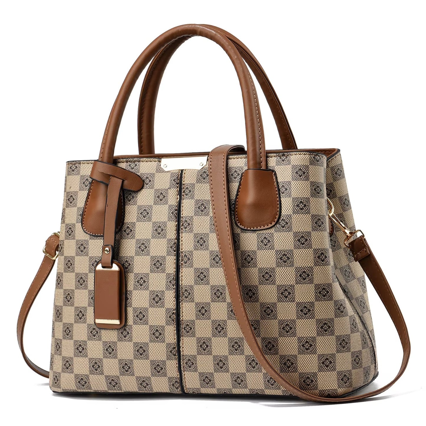 Dames schoudertas met elegant geometrisch design - Amélie