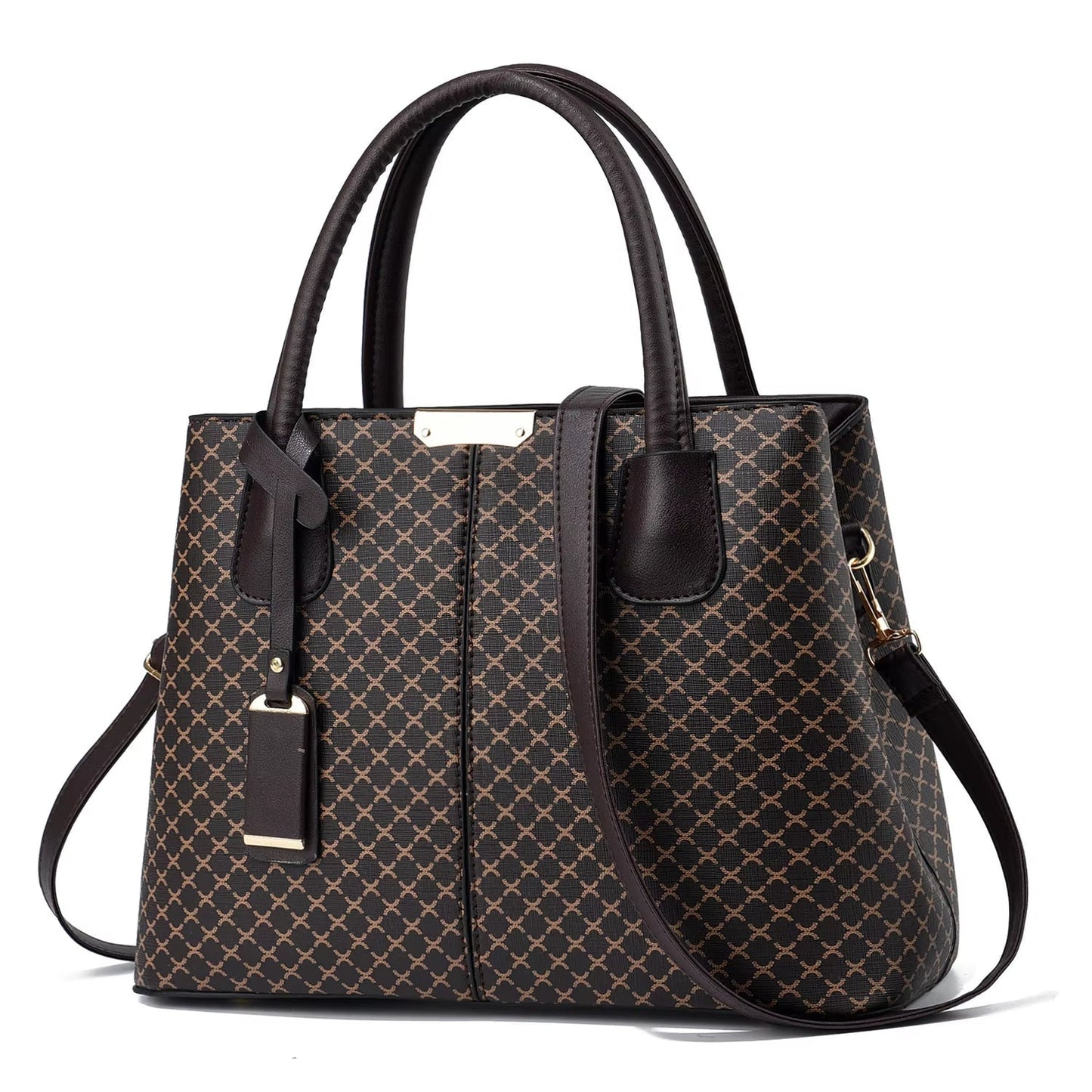 Dames schoudertas met elegant geometrisch design - Amélie