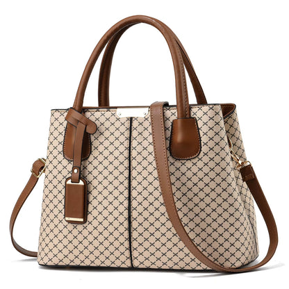 Dames schoudertas met elegant geometrisch design - Amélie