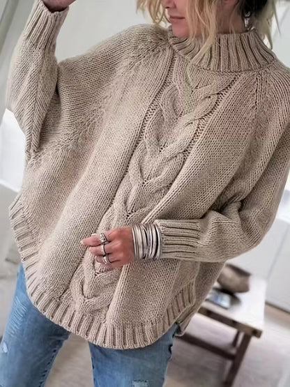 Yara – Grobstrick-Turtleneck-Pullover
