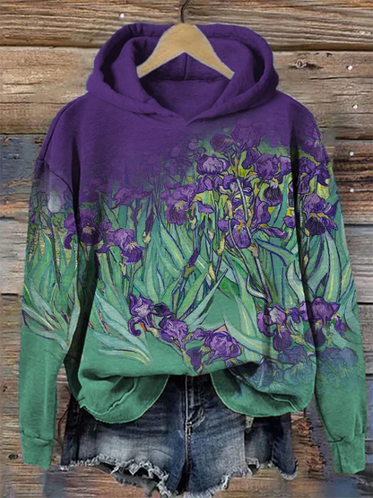 Barneys New York | Contrast-hoodie met irisinspiratie en kleurverloop