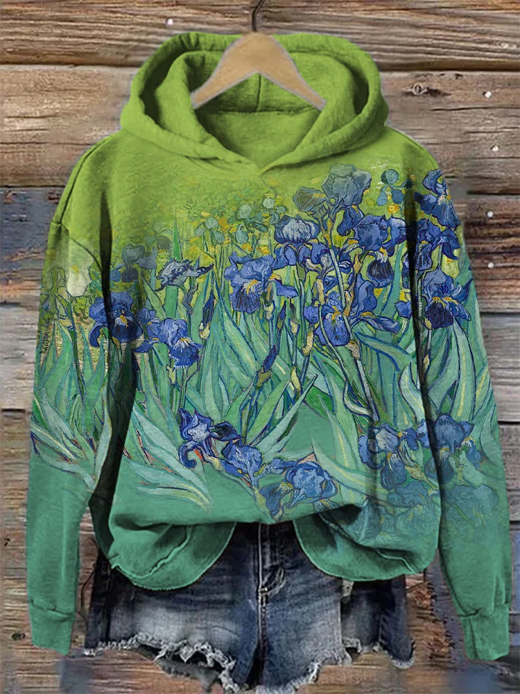 Barneys New York | Contrast-hoodie met irisinspiratie en kleurverloop