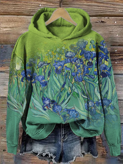 Barneys New York | Contrast-hoodie met irisinspiratie en kleurverloop