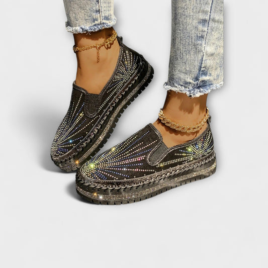 Sable – Mit Kristallsteinen verzierte Schuhe